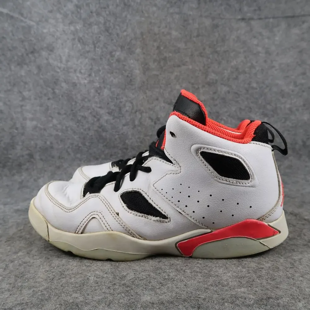 Nike Shoes Youth Air Jordan Flight Club 91 3Y Sneakers Basketball High Top White - Picture 4 of 15